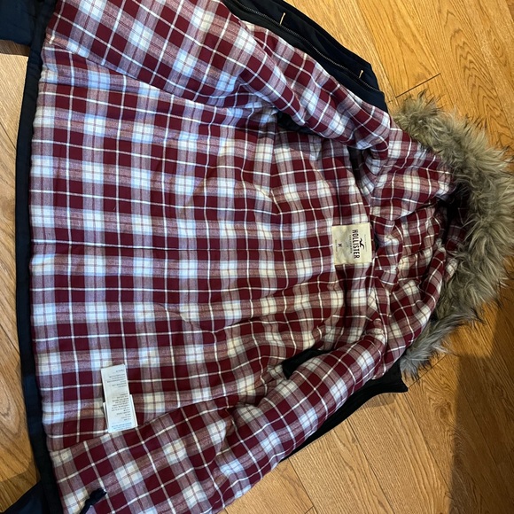 Spring and fall black coat women medium Hollister - Picture 3 of 5